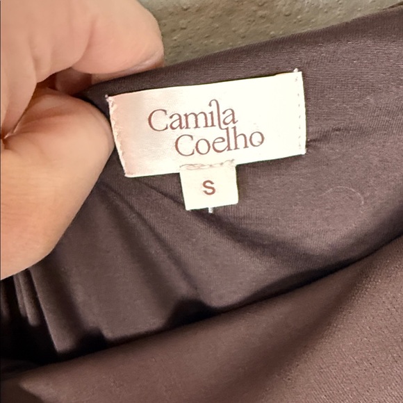 Camila Coelho Nia Maxi Skirt in Chocolate Brown - Picture 4 of 8